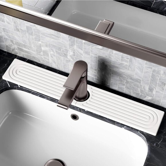 Stone Faucet Mat for Kitchen Sink, Diatomite Sink Protectors - Prevent Moisture - Picture 1 of 8